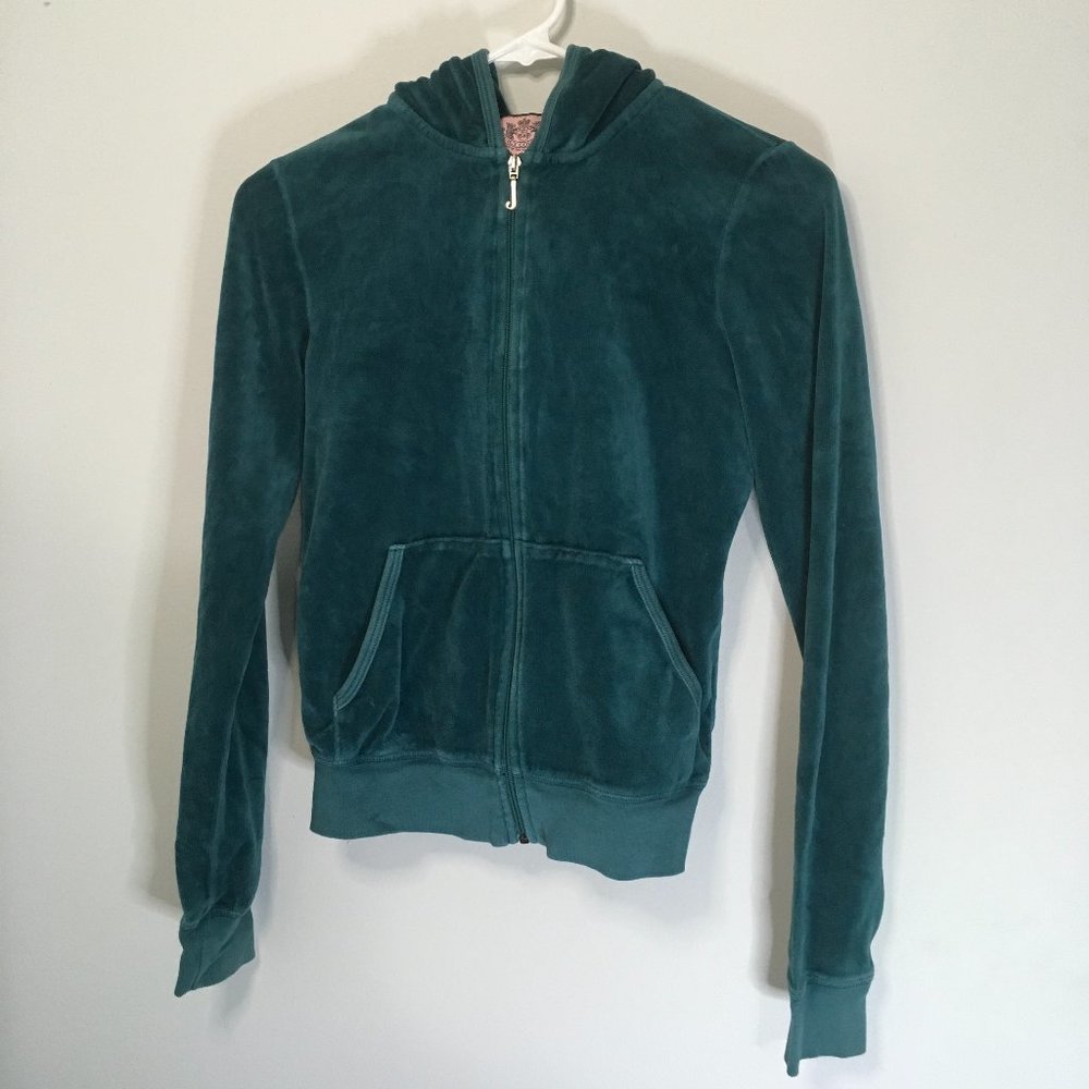 Juicy Couture Velour jacket zipped hoodie